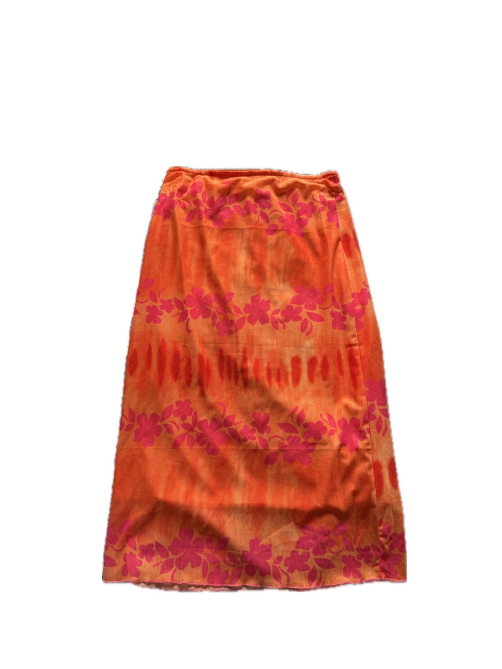 floral midi skirt